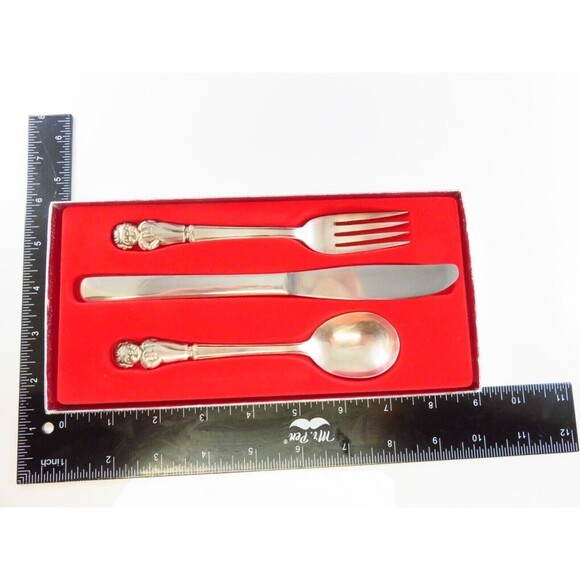 Campbell Kid Collection Silver Plate 3-Piece Flatware Set 1982 - Picture 5 of 7